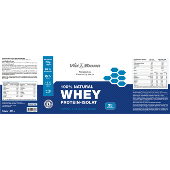 100% Whey Protein-Isolat