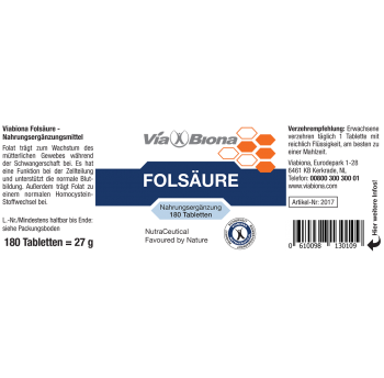 Vitamin B9 Folsäure