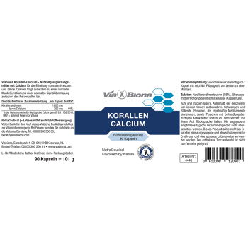 Korallen Calcium (Kalzium)