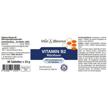 Vitamin B2 Riboflavin